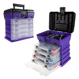Fleming Supply Storage and Tool Utility Box with 4 Compartments
