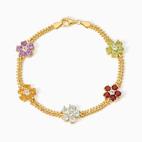 Flower Station Imperial Wheat Diamond Cut Bracelet