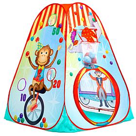Fun2Give Circus Activity Play tent with 4 soft balls