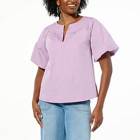 G by Giuliana Balloon Sleeve Blouse
