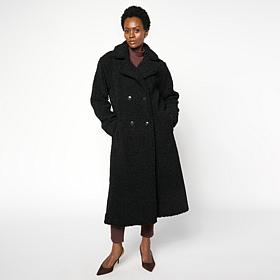 G by Giuliana Black Label Knit Teddy Luxe Coat