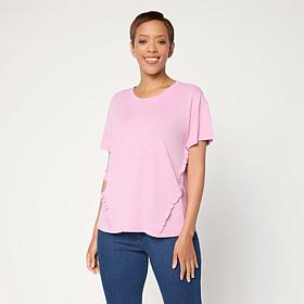 G by Giuliana Cotton Slub Knit Tee