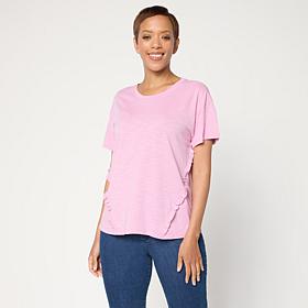 G by Giuliana Cotton Slub Knit Tee