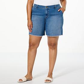 G by Giuliana High-Waist Denim Twill Jean Short
