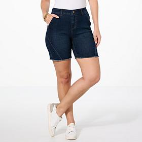 G by Giuliana High-Waist Denim Twill Jean Short