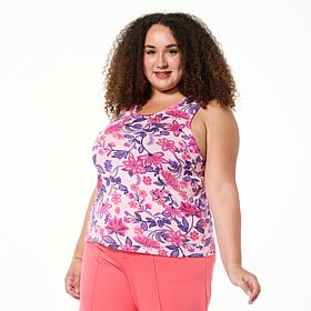 G by Giuliana Printed Ecoluxe Tank Top