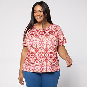 G by Giuliana Printed Knit Tee