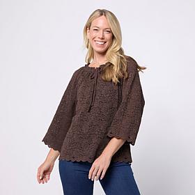 G by Giuliana Relaxed Lace Top