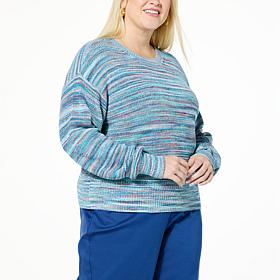 G by Giuliana Space Dyed Pullover Sweater