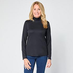 G by Giuliana Textured Knit Mini Mock Neck Top