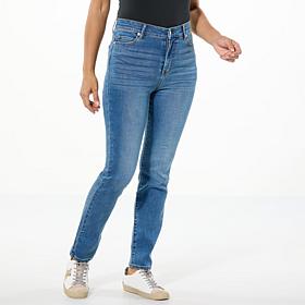 G by Giuliana The Straight G-Soft Denim Ankle Jean