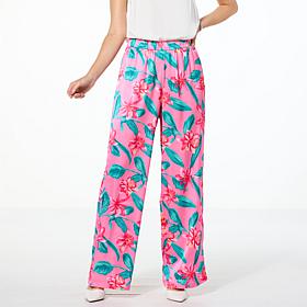 G by Giuliana Woven Wide-Leg Pant