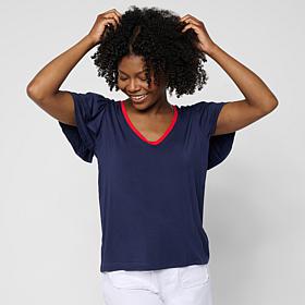 GBG Ecoluxe Top w/ Ruffle