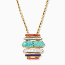 GemHues Gemstone Multi-Bar Necklace