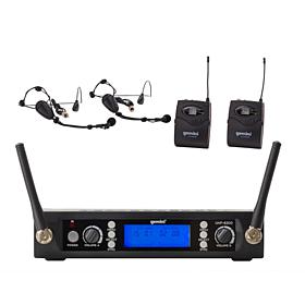 Gemini Sound UHF-6200HL-R2 Dual Wireless UHF Headset/Lavalier System