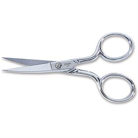 Gingher 4" Curved Embroidery Scissors w/ Leather Sheath