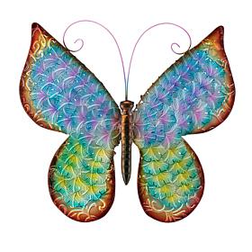 Glitzhome 20" Metal Butterfly Wall Décor