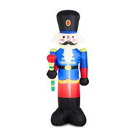 Glitzhome 8' Lighted Inflatable Soldier Décor