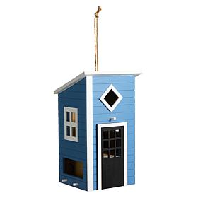 Glitzhome Functional Solid Wood Outdoor Garden Birdhouse