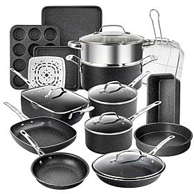 GraniteStone Nonstick Pots and Pans Cookware and Bakeware - 20 Piece
