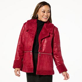 GREY by Jhoan Sebastian Grey 2-in-1 Shearling/Faux Leather Jacket