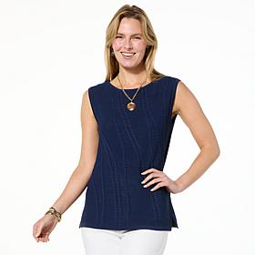 GREY by Jhoan Sebastian Grey Lightweight Cable Knit Sweater Shell