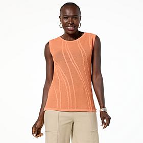 GREY by Jhoan Sebastian Grey Lightweight Cable Knit Sweater Shell