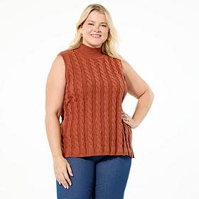 GREY by Jhoan Sebastian Grey Sleeveless Mock Neck Sweater