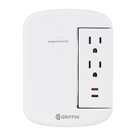 Griffin 5-Outlet Wall Tap with Swivel Outlet