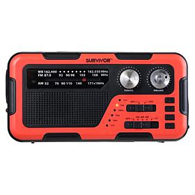 Griffin Survivor Huricast Solar Powered Bluetooth Weather Radio