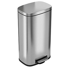Halo 8 Gallon Step Pedal Trash Can with AbsorbX Odor Filter