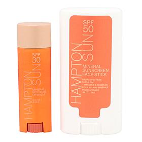 Hampton Sun SPF 50 Mineral Face Stick & SPF 30 Mineral Lip Balm
