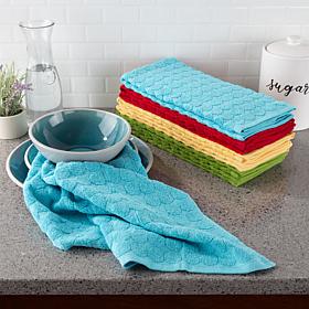 Hastings Home Modern Circle Kitchen Towels Set of 8