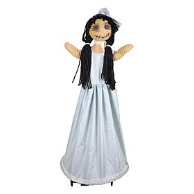 Haunted Hill Farm 4.9-Ft. Walking Girl Animatronic