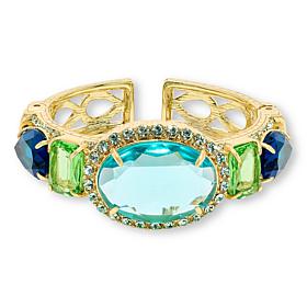 Heidi Daus Alta Moda Crystal Cuff Bangle Bracelet 