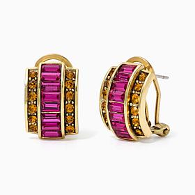 Heidi Daus Clearly Classic Button Earrings