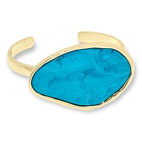 Heidi Daus Heidi Illustrated Simulated Mother-of-Pearl Bangle Cuff