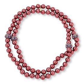 Heidi Daus Ladies Choice II Simulated Pearl Bead Necklace