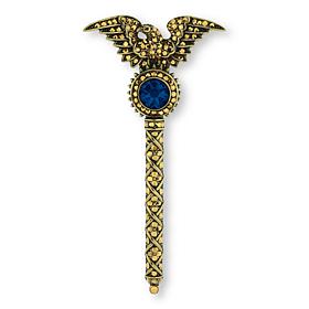 Heidi Daus Power Brooch Multicolor Crystal Pin