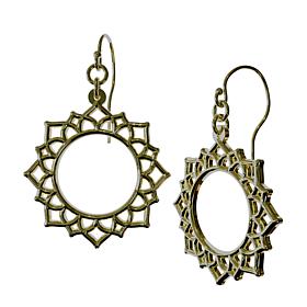 Heights Jewelers 14K Gold-Plated Sterling Silver Crown Chakra Earrings