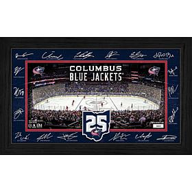 Highland Mint Columbus Blue Jackets 2025–26 Signature Rink Collectible