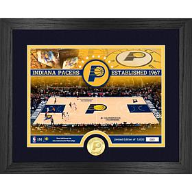 Highland Mint Limited Edition NBA Indiana Pacers Court Photo Mint