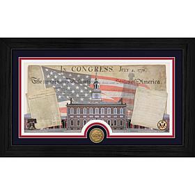 Highland Mint USA 250th Anniversary Bronze Coin Pano Photo Mint