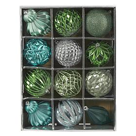 Holiday Lux Shatterproof, 12 Count Christmas Tree Ornament Set, 100...
