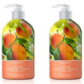 Homeworx by Slatkin + Co. S/2 Beachside Gel Hand Soaps