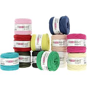Hoooked Baby Zpagetti Yarn Set 12 Skeins - Unimix
