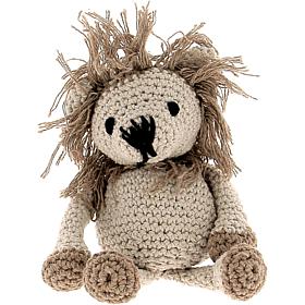 Hoooked Lion Leroy Yarn Kit with Eco Brabante Yarn - Beige and Taupe