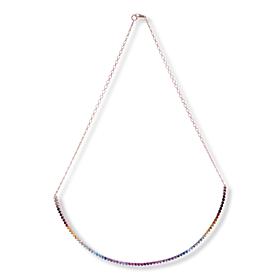 House of Ellure Multigemstone Rainbow Collar Necklace