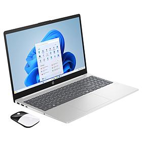 HP 15.6 inch Touch Intel 4GB RAM 128GB Storage Laptop w/Office & Mouse