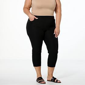 HUE Everyday Stretch Knit Pull-On Capri Pant